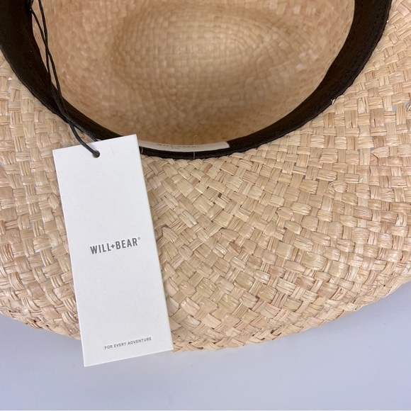 Will + Bear Wide Brim Jude Straw Hat Beachy Vacation Festival Vintage Inspired S main image 10